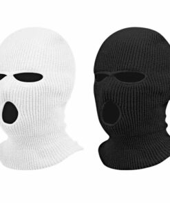 2PCS Knit Ski Mask Headrest Covers – Funny Car Seat Protector Decor