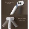 Adjustable magnetic wall light with 360-degree rotation for versatile illumination.