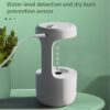Anti-Gravity Water Drop Humidifier with water level detection and dry burn prevention sensor.