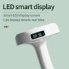 Anti-Gravity Water Drop Humidifier with Smart LED display showing time in real-time for efficient monitoring and style.