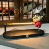 Cartoon character desk lamp with LED light, perfect for kids' rooms and gifts. Fun night light design.