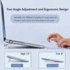 Adjustable Laptop Cooling Stand – Portable Foldable Riser for MacBook