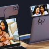 MagSafe Laptop Side Mount Phone Holder – Magnetic Desktop & Car Stand