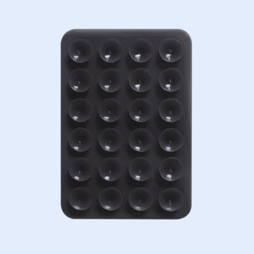 Silicone Suction Phone Mount Pad – Anti-Slip Wall & Case Holder