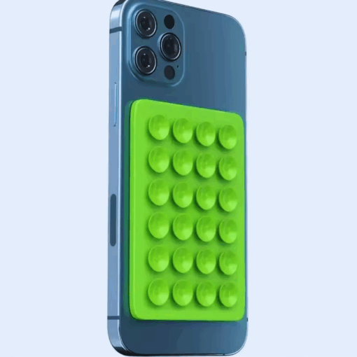 Silicone Suction Phone Mount Pad – Anti-Slip Wall & Case Holder