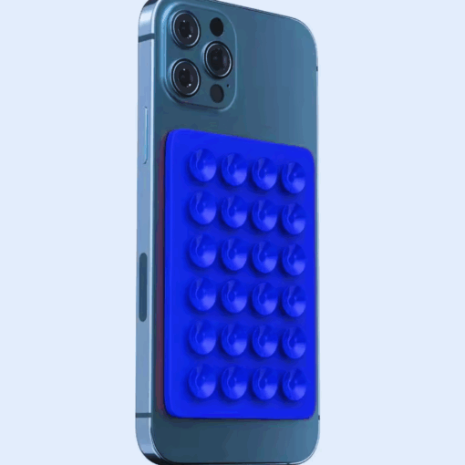 Silicone Suction Phone Mount Pad – Anti-Slip Wall & Case Holder