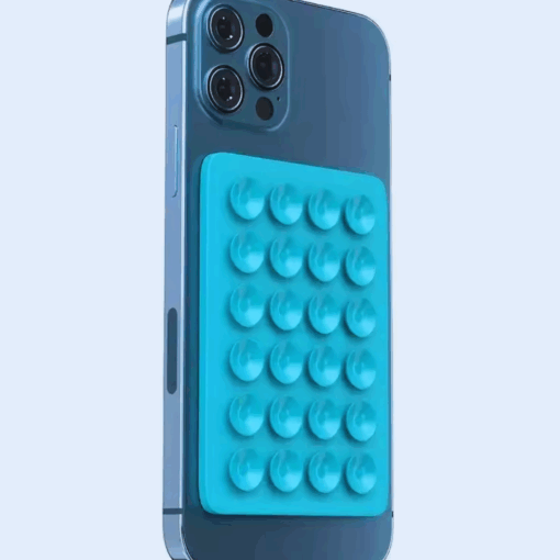 Silicone Suction Phone Mount Pad – Anti-Slip Wall & Case Holder