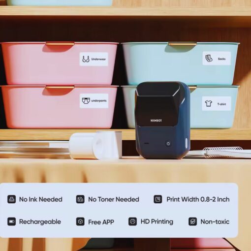 Niimbot B1 Wireless Thermal Label Printer – Portable & Ink-Free