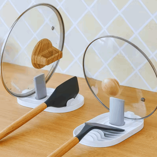 Foldable Pot Lid and Utensil Holder Rack – Nordic Kitchen Stand