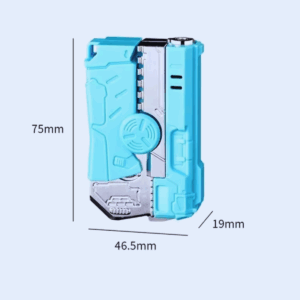 Gun-Shaped Butane Torch Lighter with Gyro Wheel – Pink Flame, Windproof