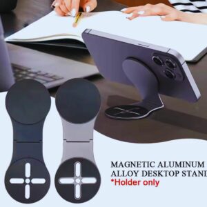 MagSafe Laptop Side Mount Phone Holder – Magnetic Desktop & Car Stand
