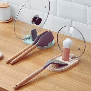 Foldable Pot Lid and Utensil Holder Rack – Nordic Kitchen Stand