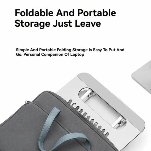 360° Rotating Aluminum Laptop Stand for 9.7–17.3 Notebooks & Tablets