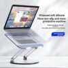 360° Rotating Aluminum Laptop Stand for 9.7–17.3 Notebooks & Tablets