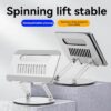 360° Rotating Aluminum Laptop Stand for 9.7–17.3 Notebooks & Tablets