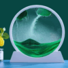 3D Moving Sand Art Decor – Round Quicksand Hourglass Ornament