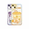 Puppy & Cat Sweet Summer Bubble Drink Phone Case