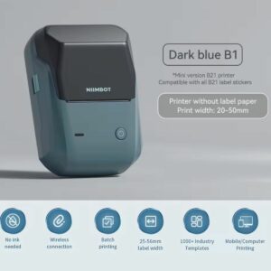 Niimbot B1 Wireless Thermal Label Printer – Portable & Ink-Free