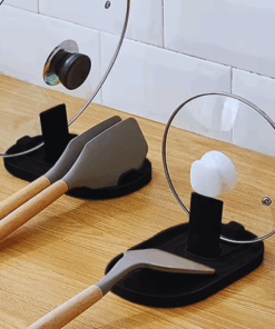 Foldable Pot Lid and Utensil Holder Rack – Nordic Kitchen Stand
