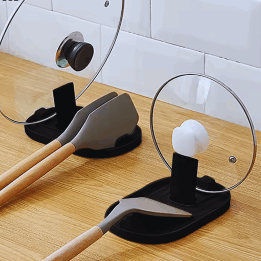 Foldable Pot Lid and Utensil Holder Rack – Nordic Kitchen Stand