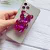 3D Glitter Bear Phone Grip Stand – Cute Resin Holder for iPhone/Samsung
