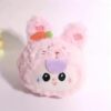 Adorable Baby Three Furry Wallet – Cartoon Anime Keychain Coin Purse