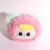 Adorable Baby Three Furry Wallet – Cartoon Anime Keychain Coin Purse