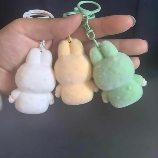 Adorable Fuzzy Monster Keychain – Cute Cartoon Design, Clip-On Clasp, Perfect for Daily Use, Ideal Gift for Friends and Family