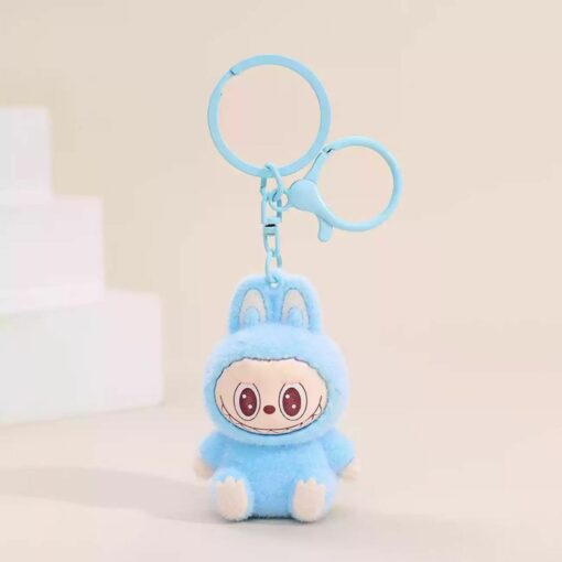Adorable Fuzzy Monster Keychain – Cute Cartoon Design, Clip-On Clasp, Perfect for Daily Use, Ideal Gift for Friends and Family