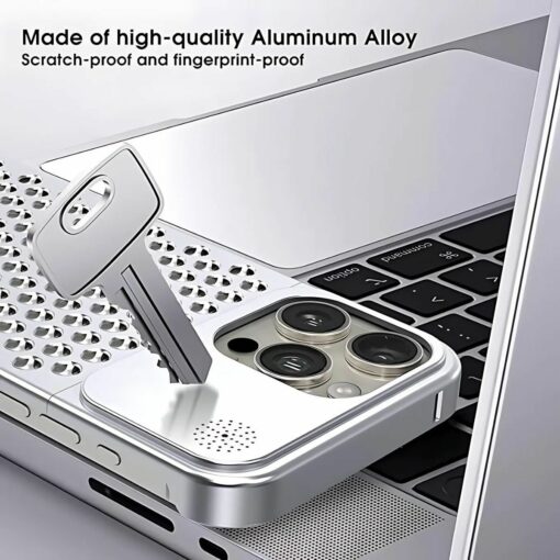 Aromatherapy iPhone Case – Aluminum Alloy, Anti-Drop, Heat Dissipation Mobile Phone Cover