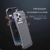 Aromatherapy iPhone Case – Aluminum Alloy, Anti-Drop, Heat Dissipation Mobile Phone Cover