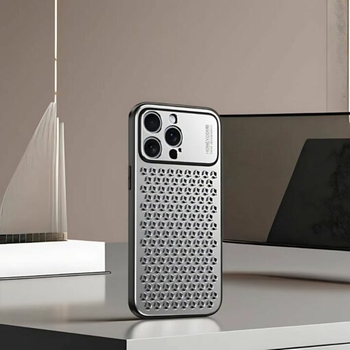 Aromatherapy iPhone Case – Aluminum Alloy, Anti-Drop, Heat Dissipation Mobile Phone Cover