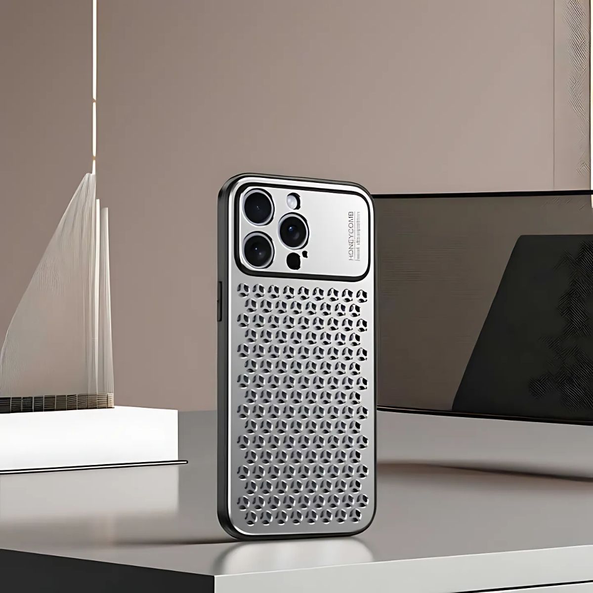 Aromatherapy iPhone Case – Aluminum Alloy, Anti-Drop, Heat Dissipation Mobile Phone Cover