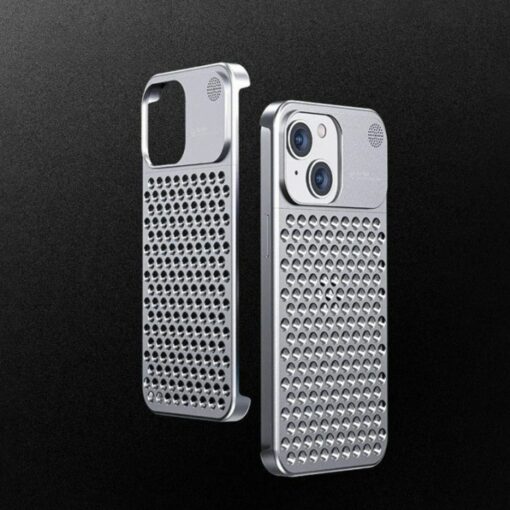 Aromatherapy iPhone Case – Aluminum Alloy, Anti-Drop, Heat Dissipation Mobile Phone Cover