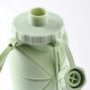 Collapsible Silicone Water Bottle 620ml – BPA Free, Leakproof, Reusable, Foldable, Eco-Friendly – Perfect for Travel, Gym, Camping, Hiking, Sports