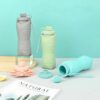 Collapsible Silicone Water Bottle 620ml – BPA Free, Leakproof, Reusable, Foldable, Eco-Friendly – Perfect for Travel, Gym, Camping, Hiking, Sports