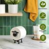 Cute Sheep Toilet Paper Holder – Freestanding Animal Roll Stand
