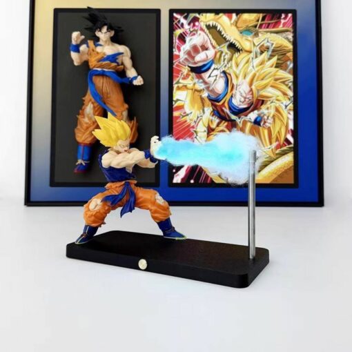 Dragon Ball Goku Kamehameha Magnetic LED Night Light Decor