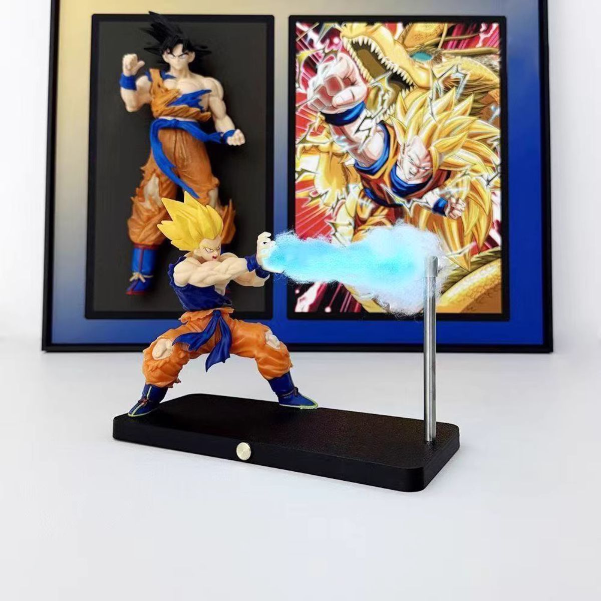 Dragon Ball Goku Kamehameha Magnetic LED Night Light Decor