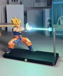 Dragon Ball Goku Kamehameha Magnetic LED Night Light Decor