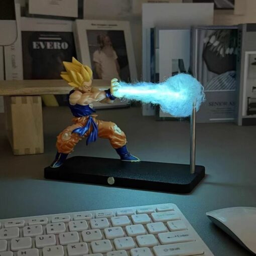 Dragon Ball Goku Kamehameha Magnetic LED Night Light Decor