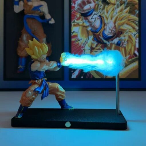Dragon Ball Goku Kamehameha Magnetic LED Night Light Decor