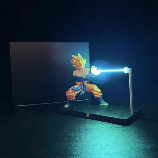 Dragon Ball Goku Kamehameha Magnetic LED Night Light Decor