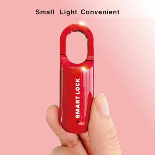 Fingerprint Smart Padlock – Keyless USB Lock for Cabinet & Dorm Use