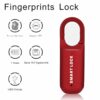 Fingerprint Smart Padlock – Keyless USB Lock for Cabinet & Dorm Use