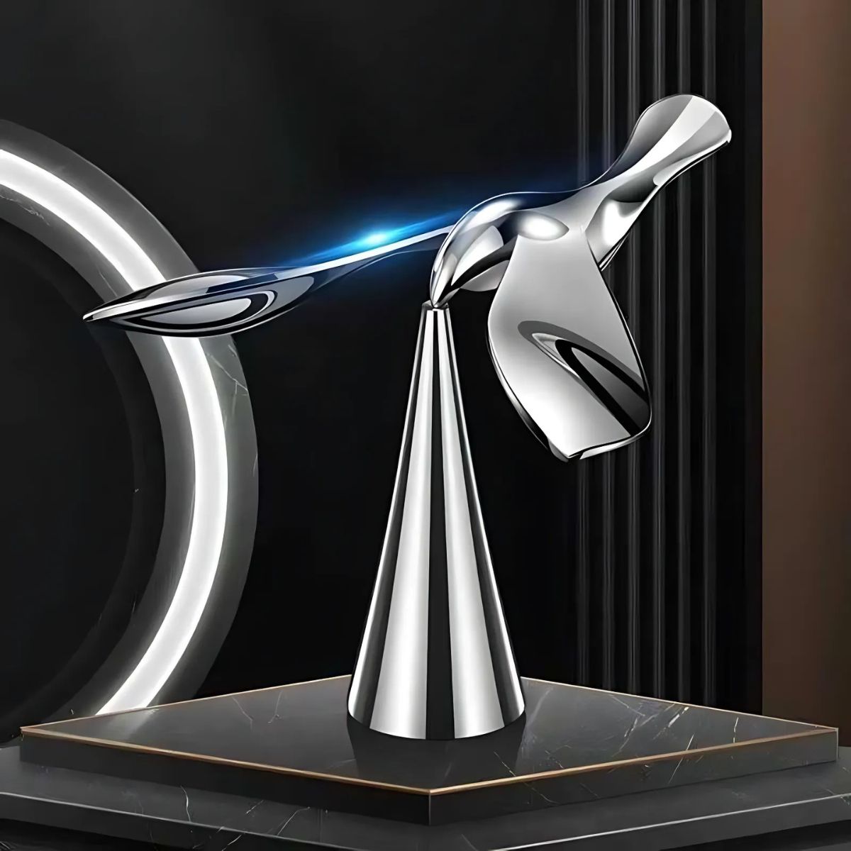 Flying Balance Bird Zinc Alloy Beer Bottle Opener – Unique Stress Relief Desk Decor, Vintage Kitchen Utensil. Gift for Beer Lovers