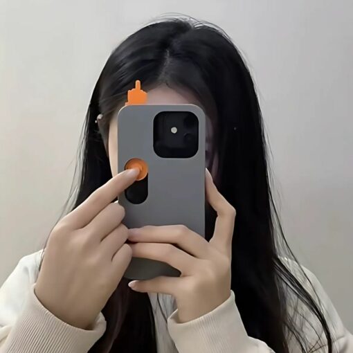 Funny Pop-Up Slide Phone Case – Creative Fidget Toy Cover for iPhone 15/14/13 Pro Max, Unique & Protective