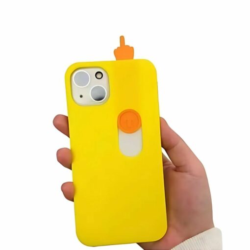 Funny Pop-Up Slide Phone Case – Creative Fidget Toy Cover for iPhone 15/14/13 Pro Max, Unique & Protective
