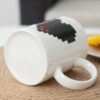 Heart Color-Changing Mug – Heat Sensitive Ceramic Coffee Cup, Creative Couple Gift