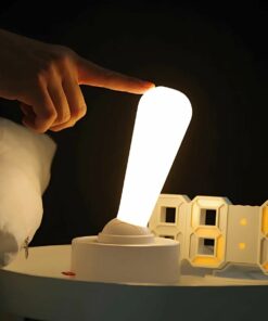 Hot Sale Modern Silicone USB Desk Lamp | Toggle Switch Rechargeable Ambient Night Light | Indoor USB Cordless Dimmable Table Lamp for Home Decor